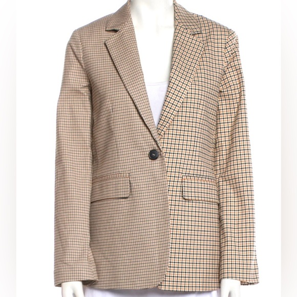 La Ligne Jackets & Blazers - La Ligne Plaid Print Blazer NWT Size 14 & 10